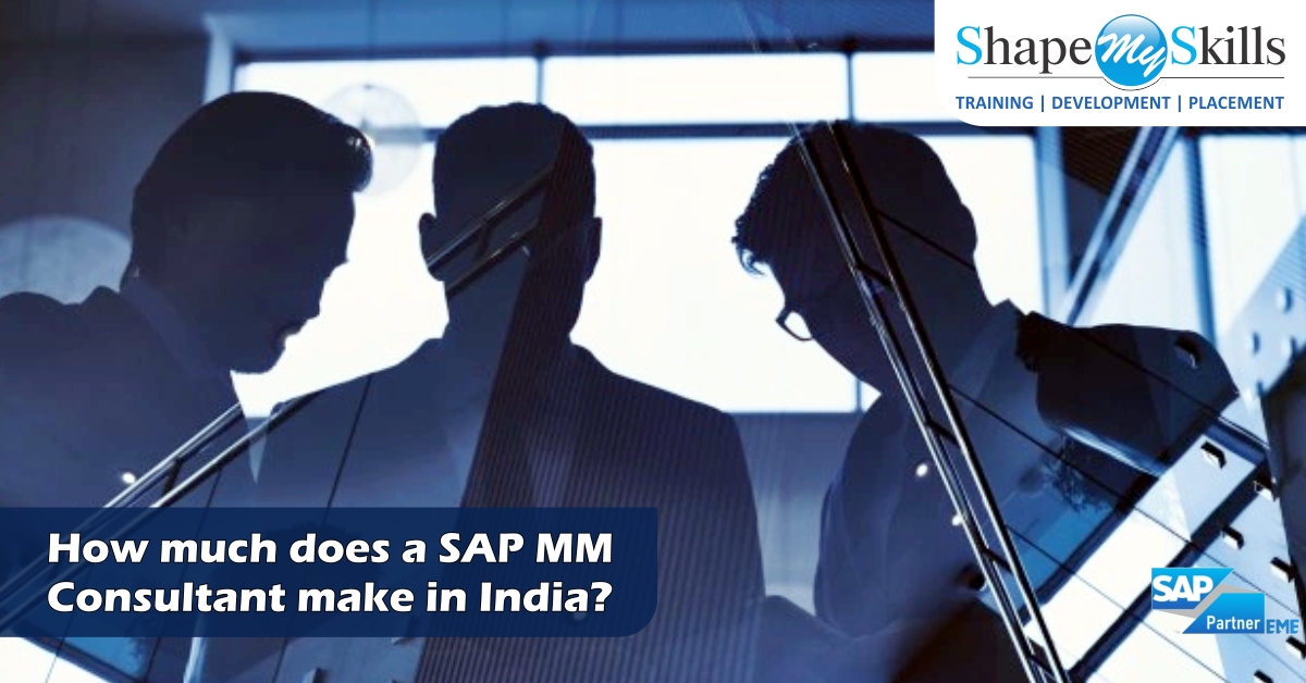 How much does a SAP MM Consultant make in India?