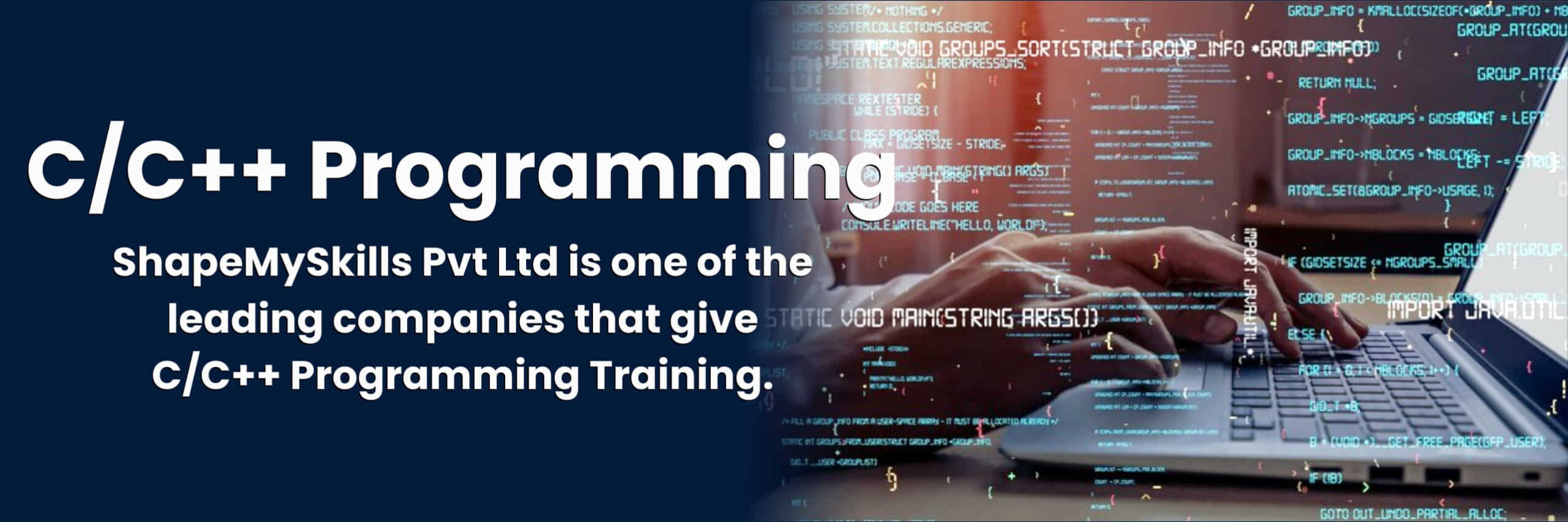 C/C++ Programming Training in Noida C/C++ Programming Training in Delhi C/C++ Programming Online Training