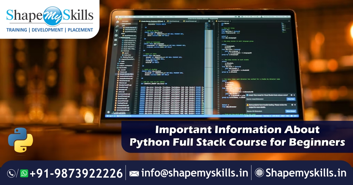 Python Full Stack Course | Python Full Stack Developer Course