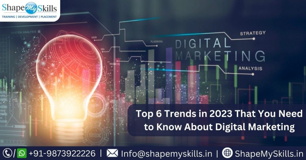 Top 6 Trends in 2023 That You Need to Know About Digital Marketing